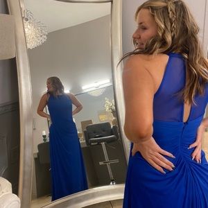 David’s Bridal Bridesmaid Dress - Horizon Blue